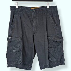 Lee Dungarees Black Cargo Shorts